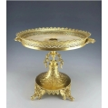 19C French Gilt Bronze Onyx Japanesque Centerpiece