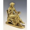 19C French Gilt Bronze Sculpture Eugène Laurent ( 1832-1898 )
