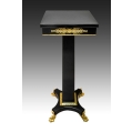 19C French Napoleon III Wood Gilt Bronze Pedestal Stand