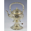 19C Gorham Repousse Sterling Silver Kettle on Stand