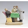 19C Russian Gardner Porcelain Group Figurine