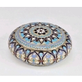 19C Russian Gilt Silver Enamel Snuff Box