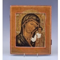 19C Russian Orthodox Icon Kazanskay Mother Of God