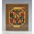 19C Russian Orthodox Icon The Mother Of God The Burning Bush
