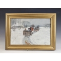 Antique Andrei Jegorov Russian/Estonian ( 1878-1954) Painting