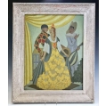 Antique Oil Painting Boris Mestchersky Russian/French/American ( 1889-1957 )