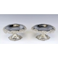 Beautiful 19C Tiffany & Co Sterling Silver Pair of Compotes Tazzas