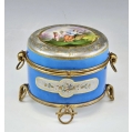 Beautiful Antique French Sevres Porcelain Jewelry Box