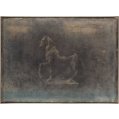 Boris Abramovich Zaborov (Russian, 1935–2021) “Horse Monument,” 1989