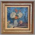DAVID BURLIUK (RUSSIAN AMERICAN 1882–1967) Still Life with Flowers and Fruit