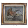 Early Eugène Berman ( Russian/American 1899-1972 ) Oil Painting