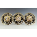 Fine 19C Antique Austrian Royal Vienna Porcelain H/P Plates Signed