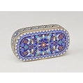 Fine 19C Russian Gilt Silver Enamel Snuff Box