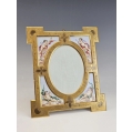 Fine Antique French Photo Frame Gilt Bronze Porcelain Sevres Style Tiffany & Co
