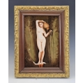 Fine Antique German KPM Porcelain Plaque Nymph