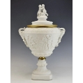 Fine Large 19C French Sevres Bisquit Porcelain Bronze Vase