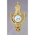 Gorgeous 19C French Gilt Bronze Wall Clock Paul Sormani