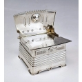 Huge 19C Russian Silver Salt Throne 346 gm