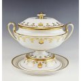 Important Imperial Russian Porcelain Presentation Tureen, Nicholas I Period, Double Award Service, c.1840