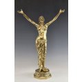 Jean Garnier (1853–1910) "Salammbô" French Orientalist Gilt Bronze Sculpture, 19C