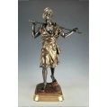 Large 19C French Patinated Orientalist Bronze Sculpture Pinedo ( 1840-1916 )