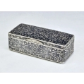 Large 19C Russian Silver Niello Snuff Tobacco Box