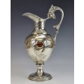 Large Antique French Sterling Silver Pitcher