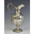 Large Fine 19C Sterling Silver Water Pitcher Ewer Harris & Schafer