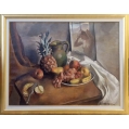 Large Oil Canvas Painting Robert Brackman ( American/Russian 1898-1980 )