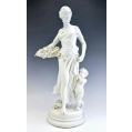 Lrg Antique French Bisquit Porcelain Sevres Sculpture Eduard Druot ( 1859-1945 )