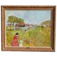 Lrg Fine George Rene Sinicki Russian/French B.1910 Oil Painting Ecole de Paris