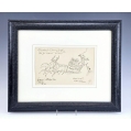Original Mstislav Dobuzhinsky ( Russian 1875-1957 ) Drawing