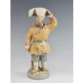 Rare 19C Russian Gardner Porcelain Figurine of the Vendor