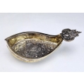 Rare 19C Russian Repousse Silver Kovsh