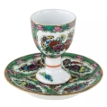 Russian Soviet H/P Porcelain Egg Holder & Underplate 1937