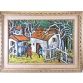 Sacha Moldovan Russian/American ( 1901 - 1982 ) Oil Painting