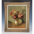 Simka Simkhovich American/Russian ( 1885-1945 )Oil Canvas Painting Still Life