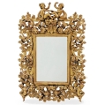 Stunning Large Antique Italian Florentine Style Giltwood Mirror