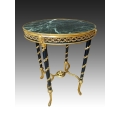 Superior 19C Gueridon Table Gilt Bronze Marble
