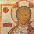 18C Antique Russian Icon Christ Pantocrator image 2