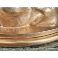 19C Antique French Gilt Bronze Sculpture E.Bouret ( 1833-1906 )E.Colin&Cie Paris image 2