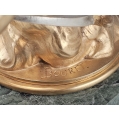 19C Antique French Gilt Bronze Sculpture E.Bouret ( 1833-1906 )E.Colin&Cie Paris image 3