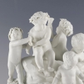 19C Antique French Sevres Biscuit Porcelain Group Figurine Cherubs image 3
