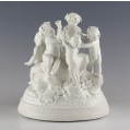19C Antique French Sevres Biscuit Porcelain Group Figurine Cherubs image 5