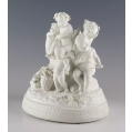 19C Antique French Sevres Biscuit Porcelain Group Figurine Cherubs image 6