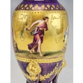 19C Antique Royal Vienna Porcelain Potpourri Urn, Signed Wagner image 5