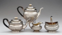 19C Antique Russian Silver Tea Coffee Service A.Sperr 1832