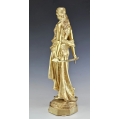 19C Austrian Gilt Bronze Sculpture of Judith Jewish mythology E.Tell (1858-1928) image 7