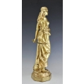 19C Austrian Gilt Bronze Sculpture of Judith Jewish mythology E.Tell (1858-1928) image 11