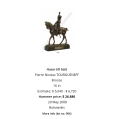 19C Bronze Sculpture of Hussar Pierre N.Tourgueneff ( Russian/French 1853-1912 ) image 1